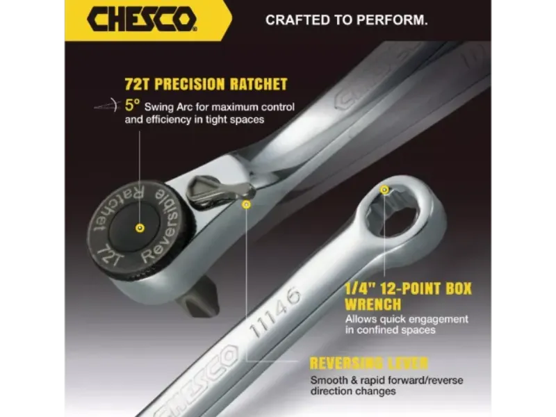 Ultra-Compact Mini Ratchet Set