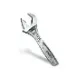 6" Wide Jaw Adjustable Wrench