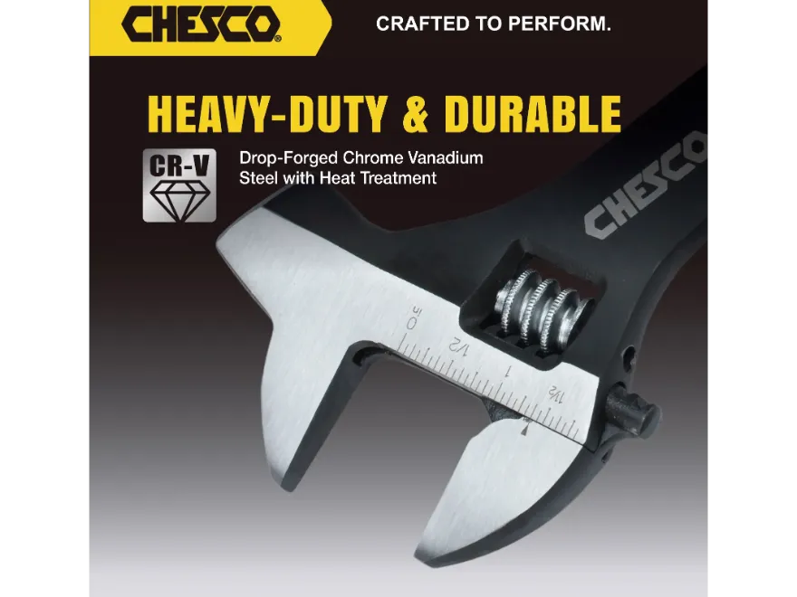 15" Adjustable Spud Wrench