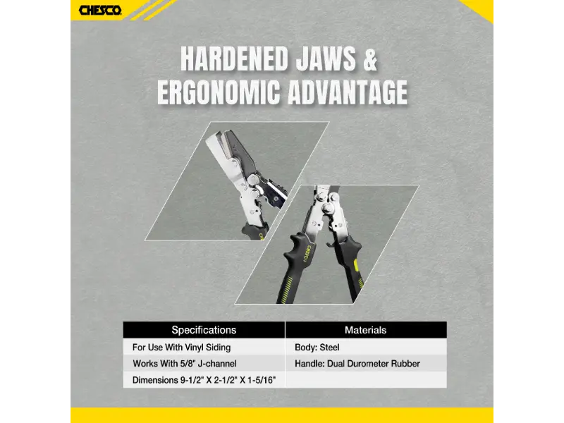 5/8" Multifunctional J-Channel Cutter