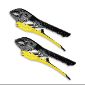 2 Piece 10" Self-Adjusting Locking Pliers 