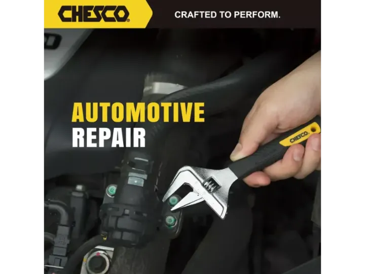 10" Extra-Wide Jaw Adjustable Wrench