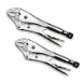 2 Piece 10" Locking Pliers with Wire Cutter