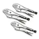 3 Piece 10" Locking Pliers with Wire Cutter