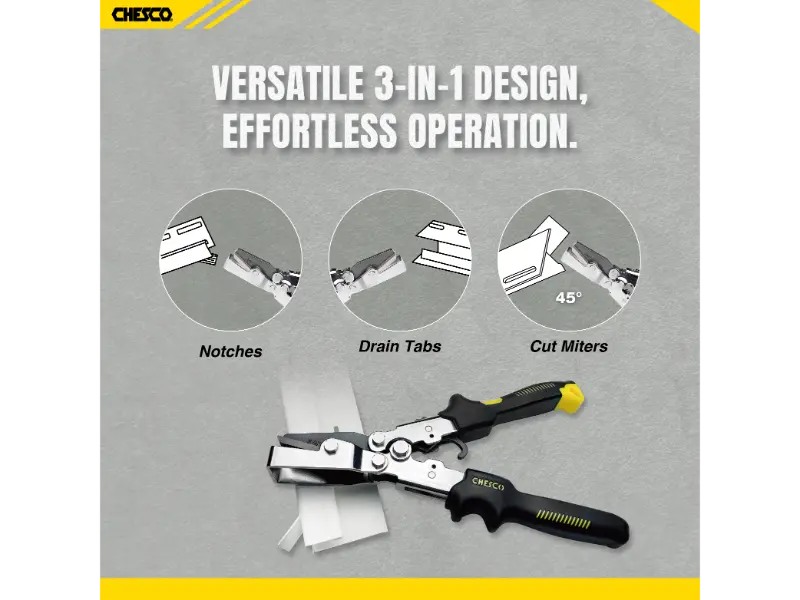3/4" Multifunctional J-Channel Cutter