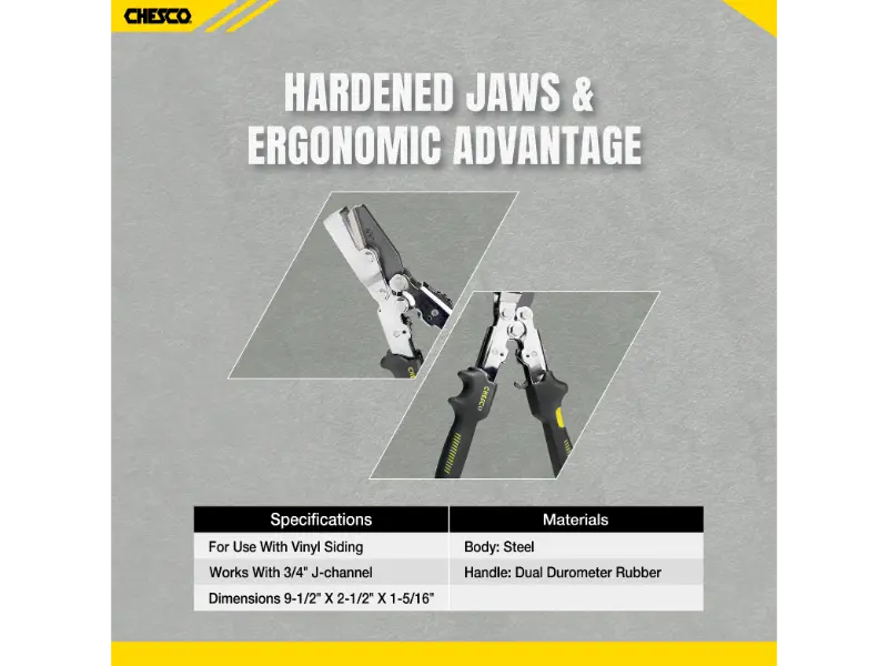 3/4" Multifunctional J-Channel Cutter