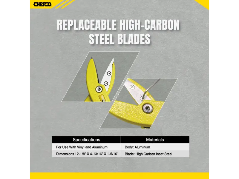 12 Inch  Aluminum Handled Snip