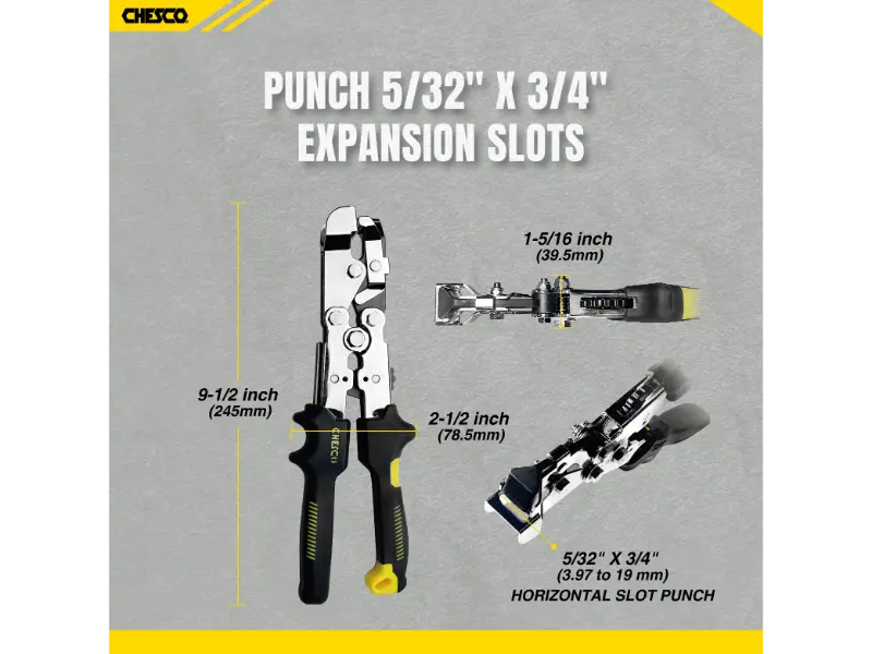5/32" × 3/4"  Nail Slot Punch