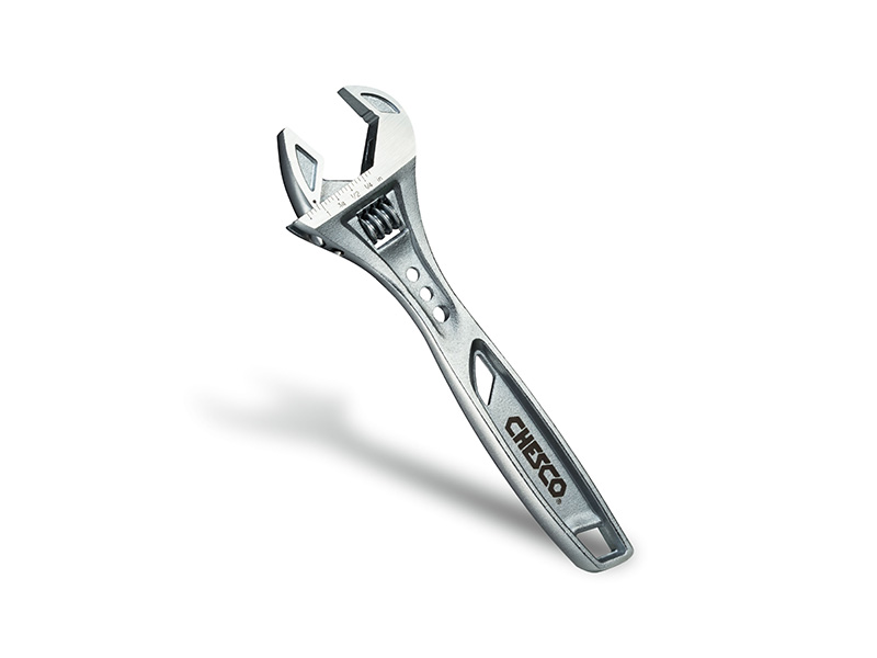 8" Wide Jaw Adjustable Wrench