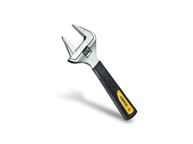 6" Extra-Wide Jaw Adjustable Wrench